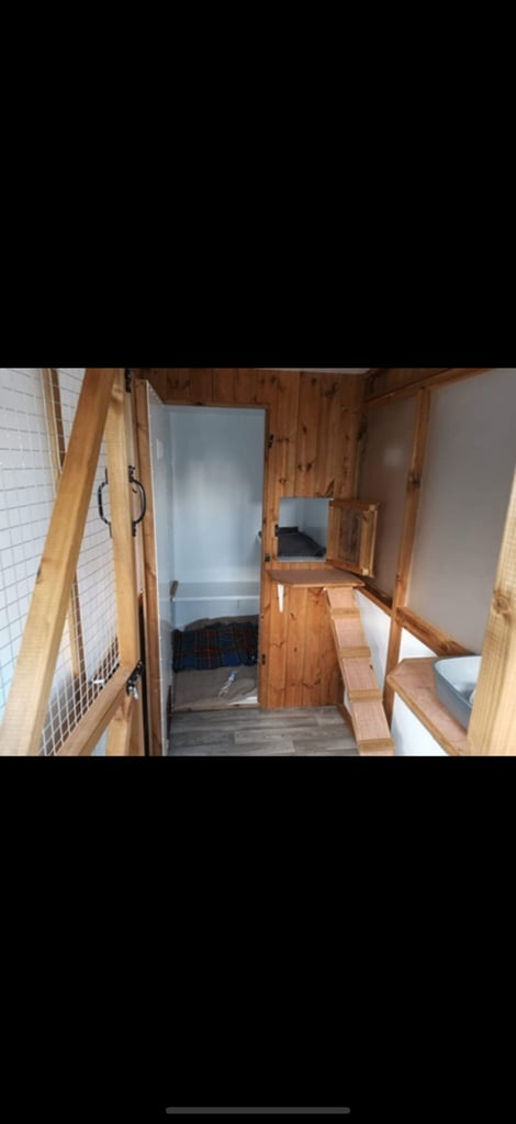 For sale Bespoke custom built cattery 