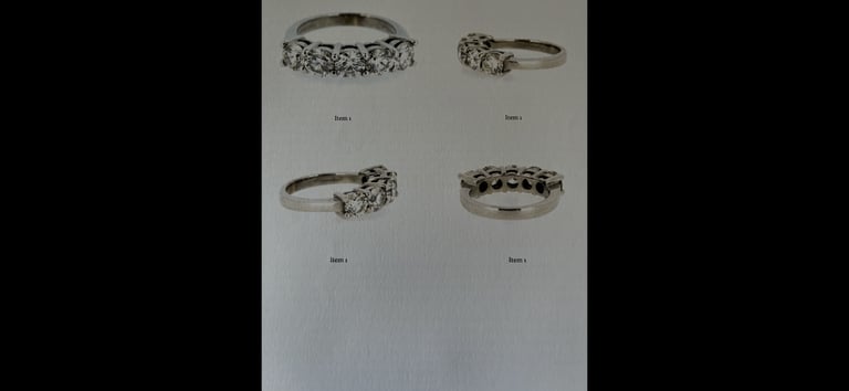 image for Diamond (5)stone gold ring 