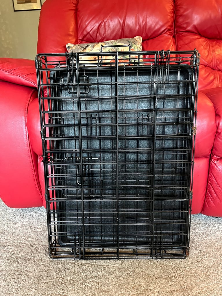 Metalled Cage Crate End opening door 43cm W x 60cm L x 49cm H 