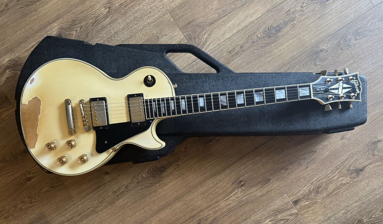 1986 Gibson Les Paul Custom Alpine White - Heavily aged - Trades