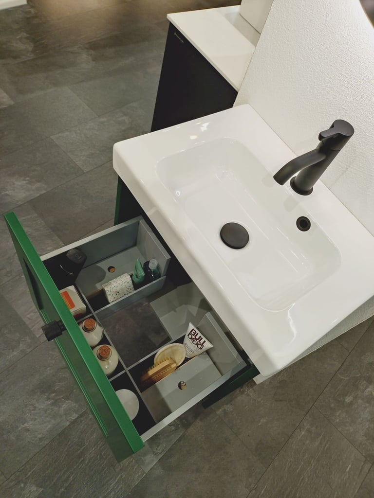 Dansani YOU! Classic 50cm Vanity Set Green *Manufacturers Ex-display* RRP £1907