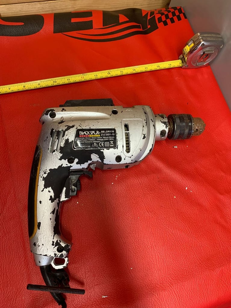 image for BLACK SPUR BB - DR115 Fully working corded HAMMER drill