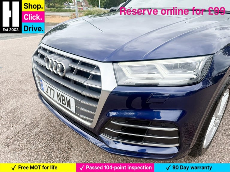 2017 Audi Q5 2.0 TFSI S line S Tronic quattro Euro 6 (s/s) 5dr ESTATE Petrol Automatic