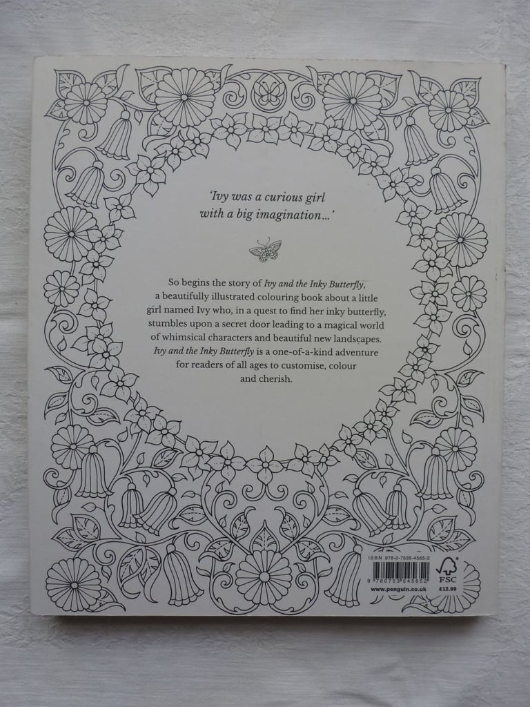 IVY AND THE INKY BUTTERFLY STORY AND COLOURING BOOK