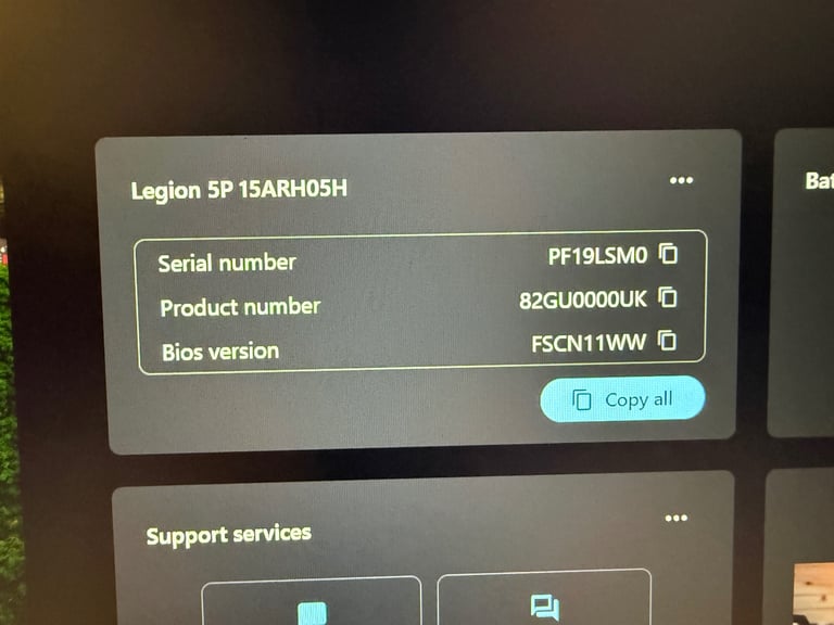 Lenovo Legion 5p 15ARH05H Laptop 15.6" AMD Ryzen 7, NVIDIA 2060, 16GB RAM + box