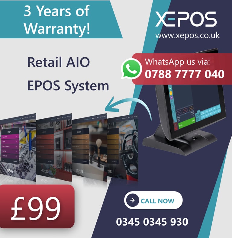 £99 Complete EPOS System for Retail Stores - Clothing Shop | DIY Store | Convenience Store