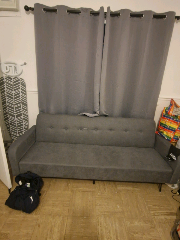 Sofa bed in grey