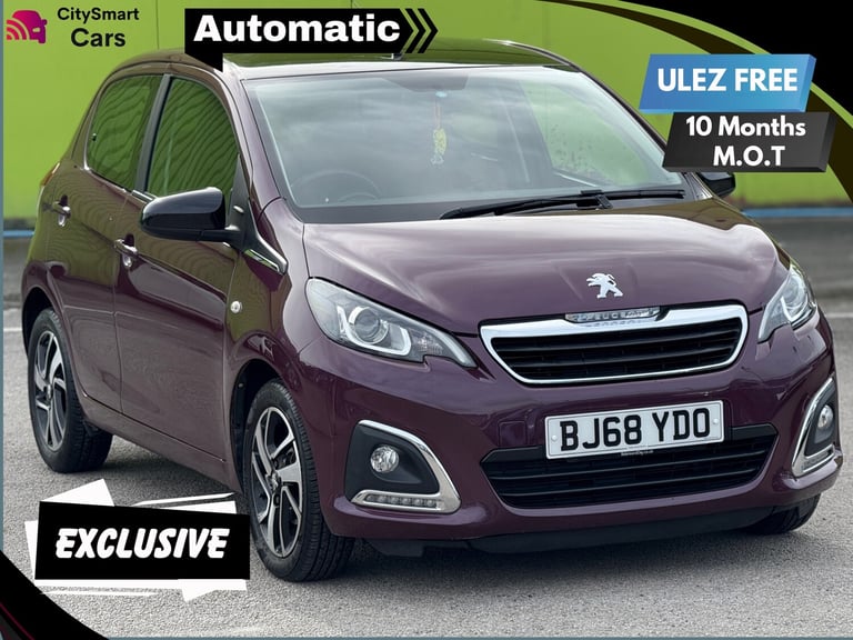 image for 2018 Peugeot 108 1.0 72 Allure 5dr 2-Tronic HATCHBACK Petrol Automatic