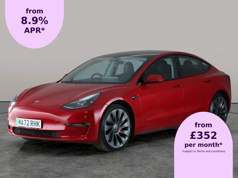 2022 Tesla Model 3 (Dual Motor) Performance Saloon 4dr Electric Auto 4WDE (Performance Upgrade Sa...