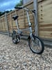 Men’s Grey folding bike ready to ride 