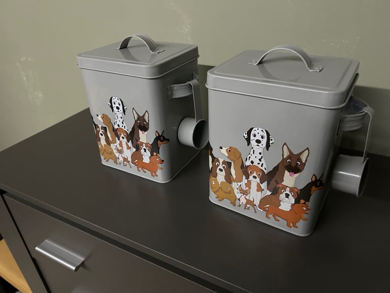 2 X Dog Food Tins