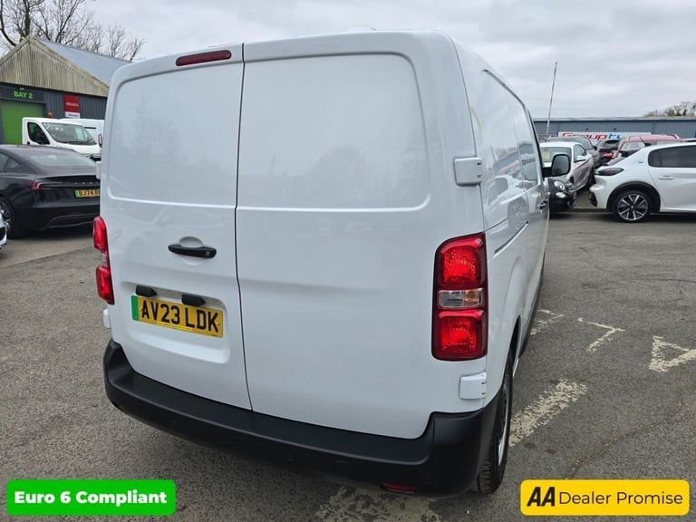 2023 Citroen Dispatch E 1000 75 kWh Enterprise M in white, 12,000 miles, full service history, 1 ...