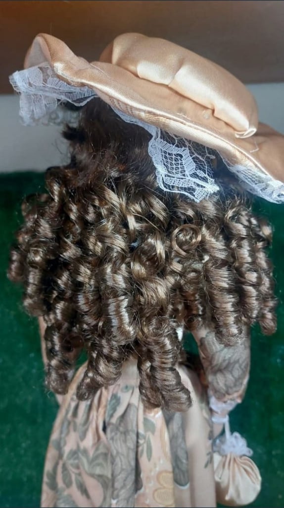 Vintage collectable Charlotte hand painted porcelain doll  