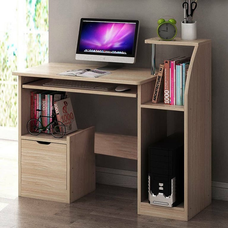 Large Home office furniture computer desk workstation study table PC