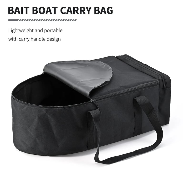 Black bait boat bag UK waterproof bait boat fishing storage heavy duty bag