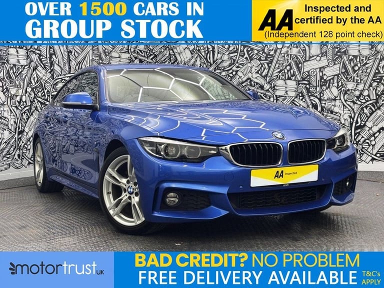 2019 BMW 4 Series Gran Coupe 2.0 420i GPF M Sport Hatchback 5dr Petrol Auto Euro 6 (s/s) (184 ps)...