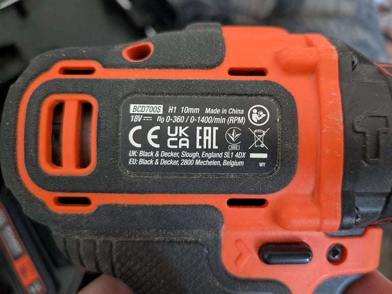 Black & Decker Cordless Hammer Drill (Unused)