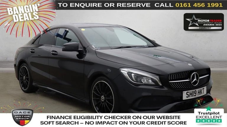 2019 Mercedes-Benz CLA 1.6 CLA200 AMG Line Night Edition (Plus) Coupe 4dr Petrol Manual Euro 6 (s...