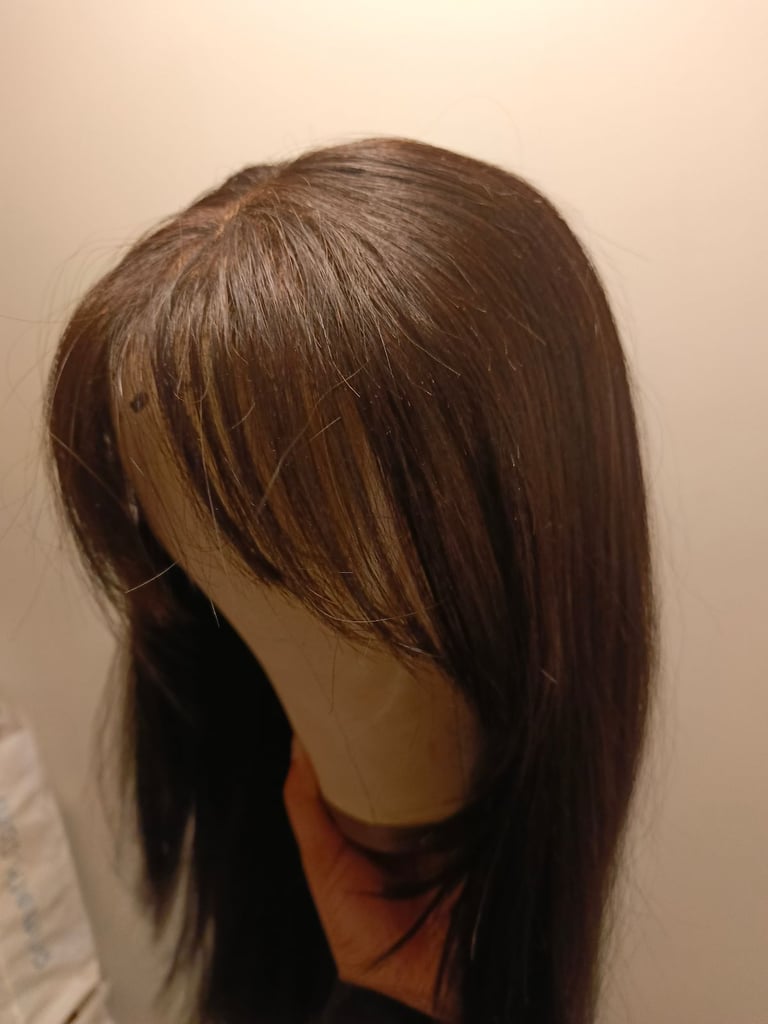 Layered fringe wig