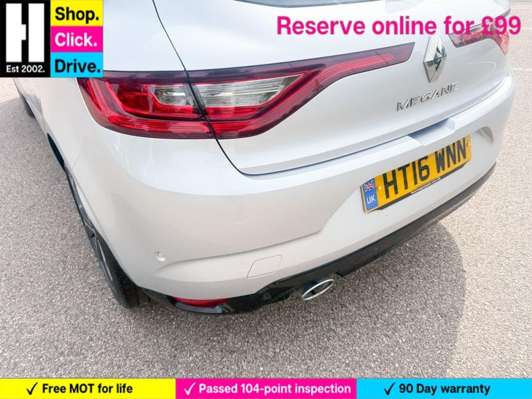 2016 Renault Megane 1.6 dCi Signature Nav Euro 6 (s/s) 5dr HATCHBACK Diesel Manual