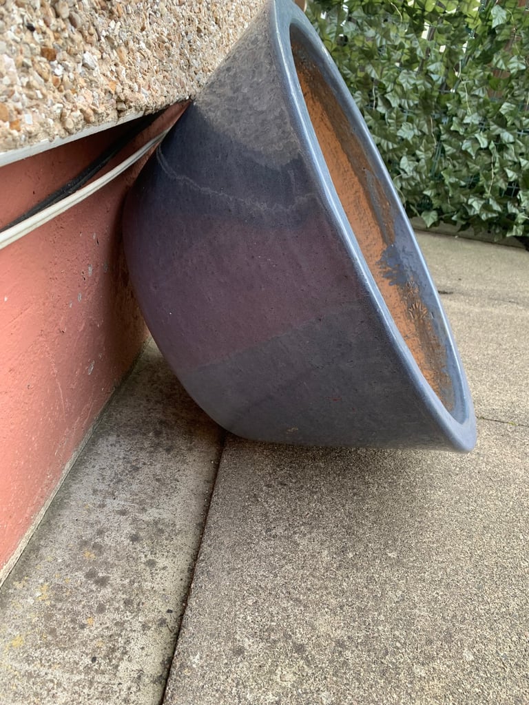image for Blue garden plant pot