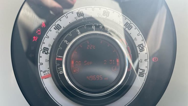 2019 Fiat 500 1.2 Lounge Hatchback 3dr Petrol Manual Euro 6 (s/s) (69 bhp) Manual Hatchback Petro...