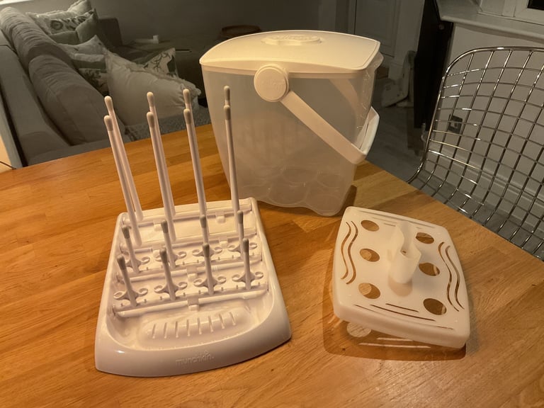 image for STERILISER MILTON & BABY BOTTLE DRAINER