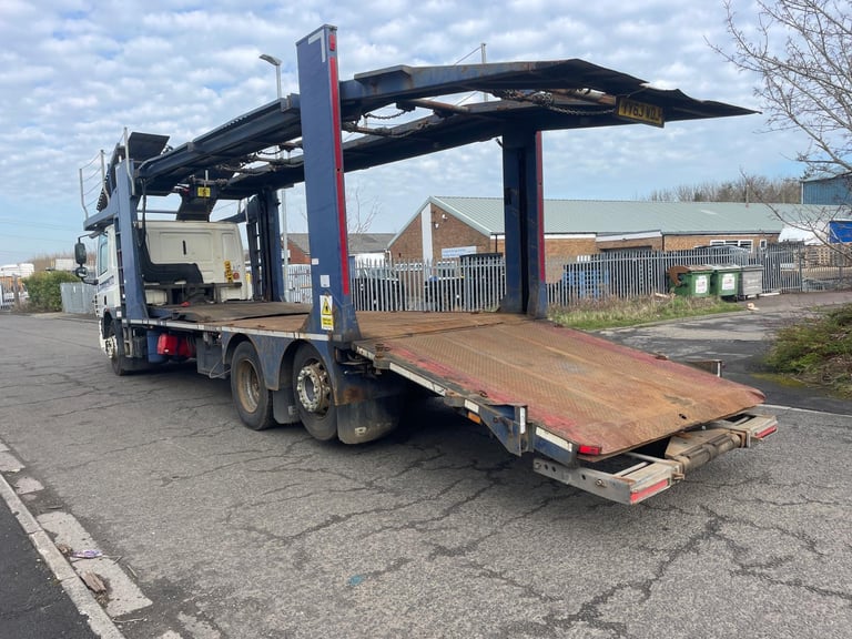 2013 DAF 7 CAR TRANSPORTER 310 BELLE 26 TON HGV RECOVERY TRUCK MAY 2026 TEST
