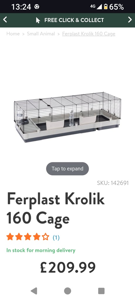 Guinea pig/Rabbit cage and all accessories 