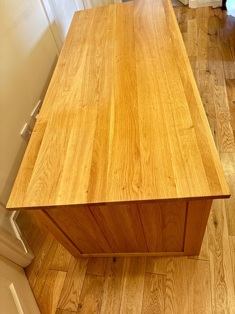 Solid oak TV unit Tokyo Oak Furniture Land