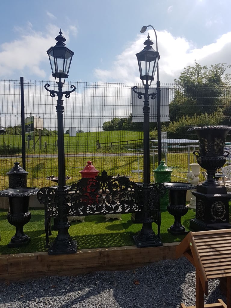 New Cast aluminium garden lamps lights