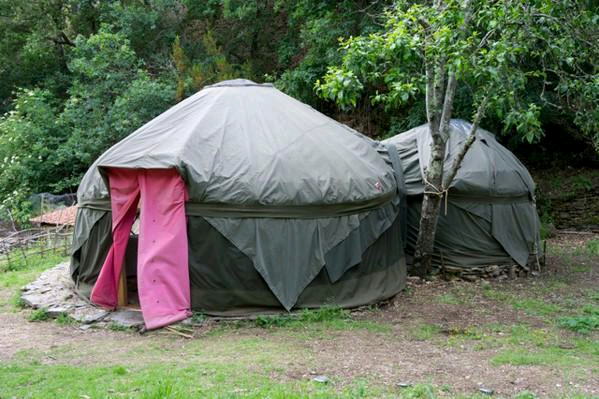 2 yurts 
