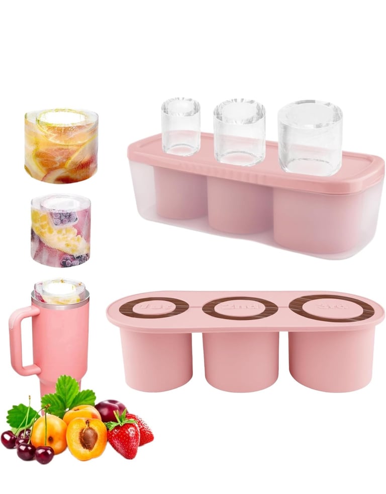 image for WUJUN Silicone Ice Cube Tray for Stanley 30-40oz Tumbler