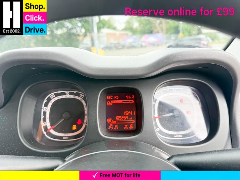 2014 Fiat Panda 1.2 Pop Euro 6 5dr HATCHBACK Petrol Manual