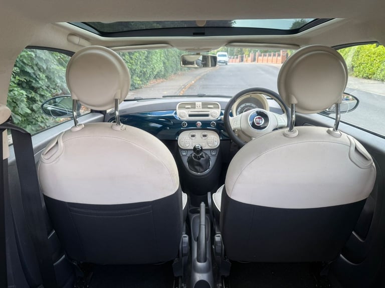 Fiat 500 1.2 Lounge Euro 6 (s/s) 3dr with 11 Months MOT&FSH&Panoramic Roof&Leather Seats&£35 Tax Yr