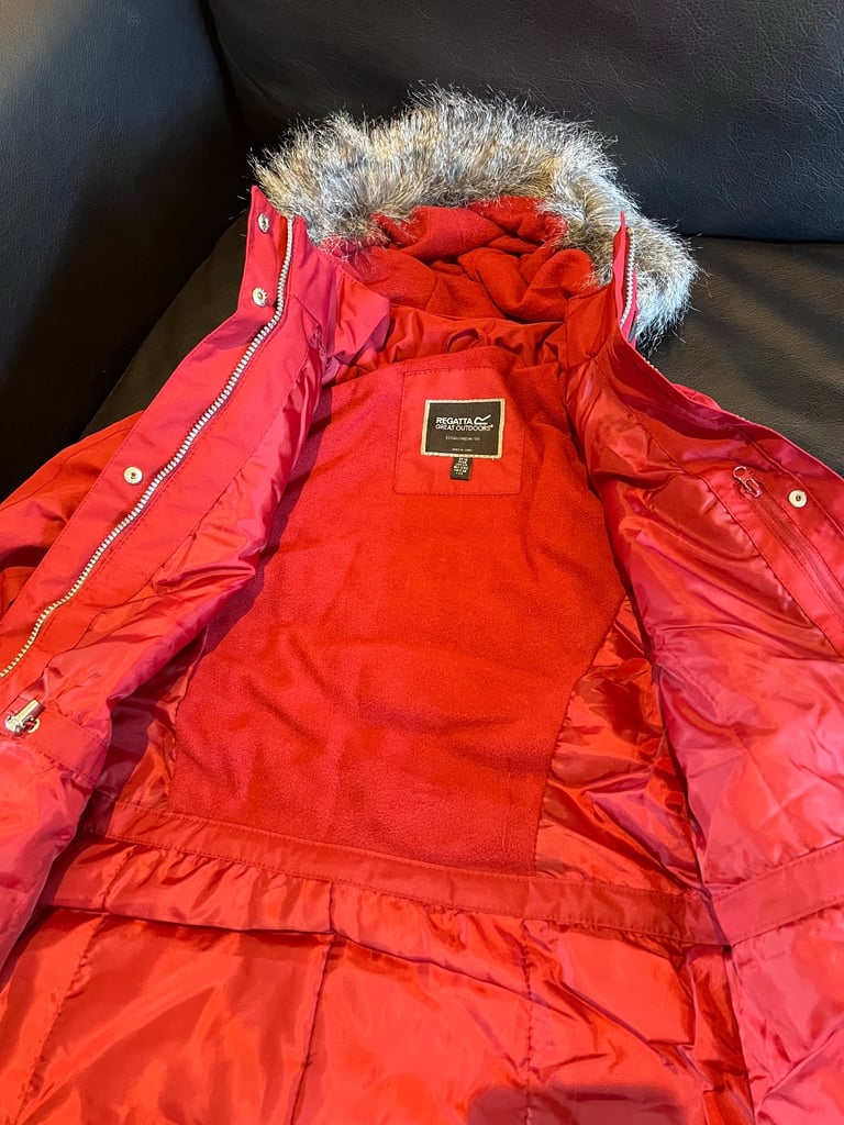 Regatta Lumexia III Waterproof Jacket – Delhi Red – Size 10 / S