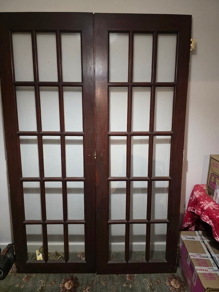 image for Glazed internal doors dark brown