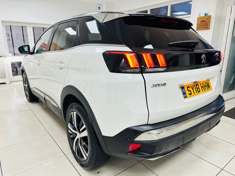 2018 Peugeot 3008 1.2 PureTech GT Line Euro 6 (s/s) 5dr HATCHBACK Petrol Manual