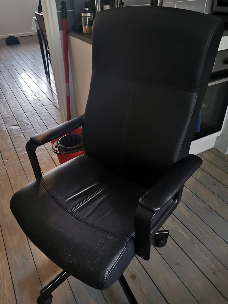 image for IKEA 'MILLBERGE' Office Chair - Black