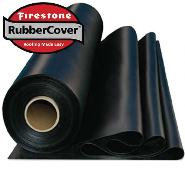 image for Rubber Roofing EPDM membrane Firestone Brand 2.5m x 6m