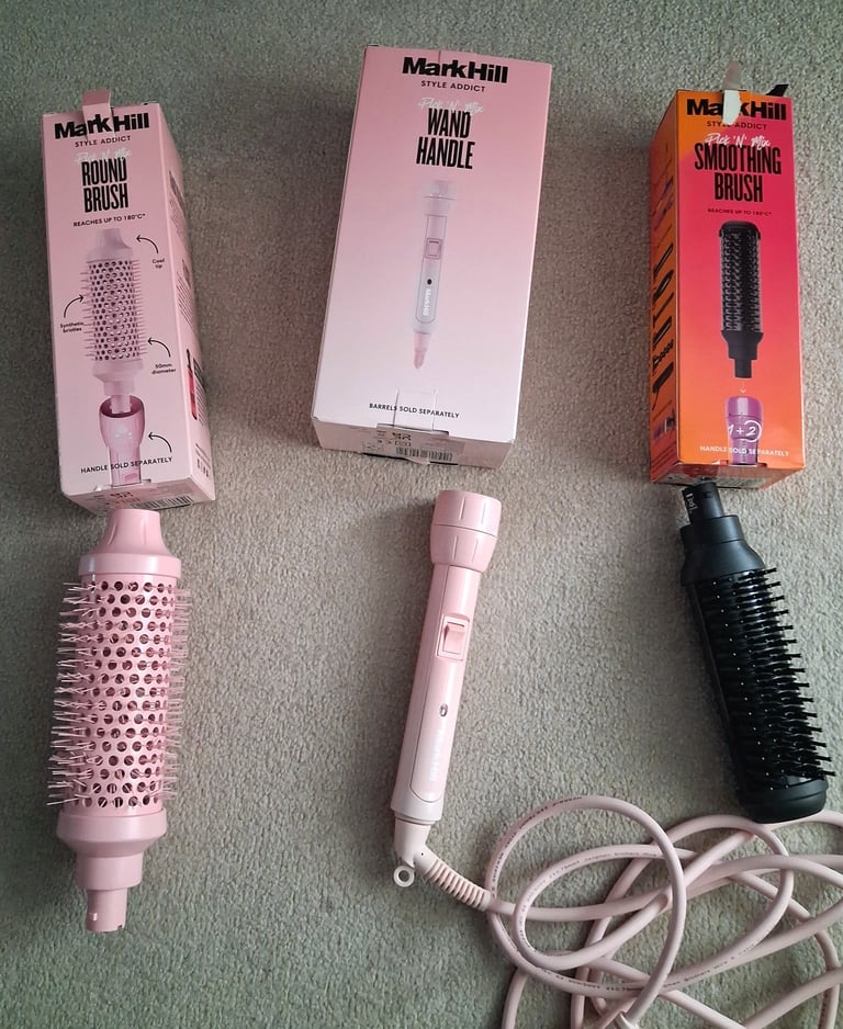 image for MARK HILL ELECTRIC HAIR STYLER BRUSHES AND WAND HANDLE