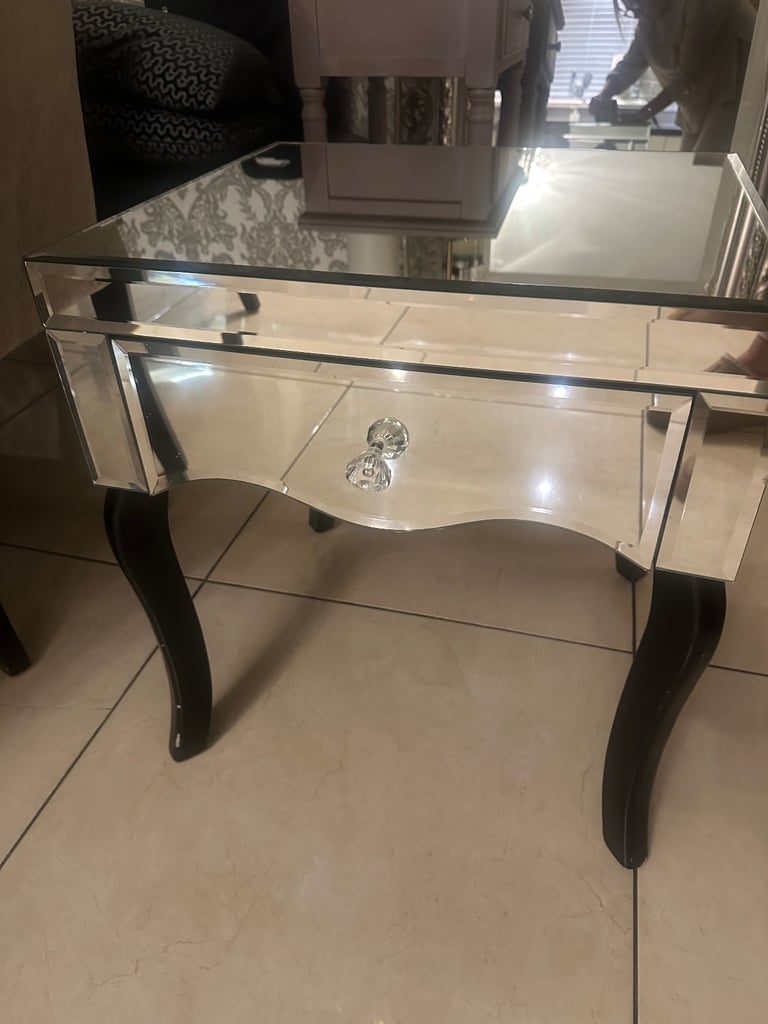 image for Mirrored living room table 