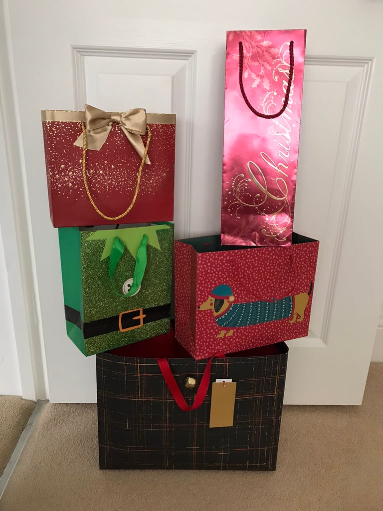 Assorted Christmas Bags … Used.