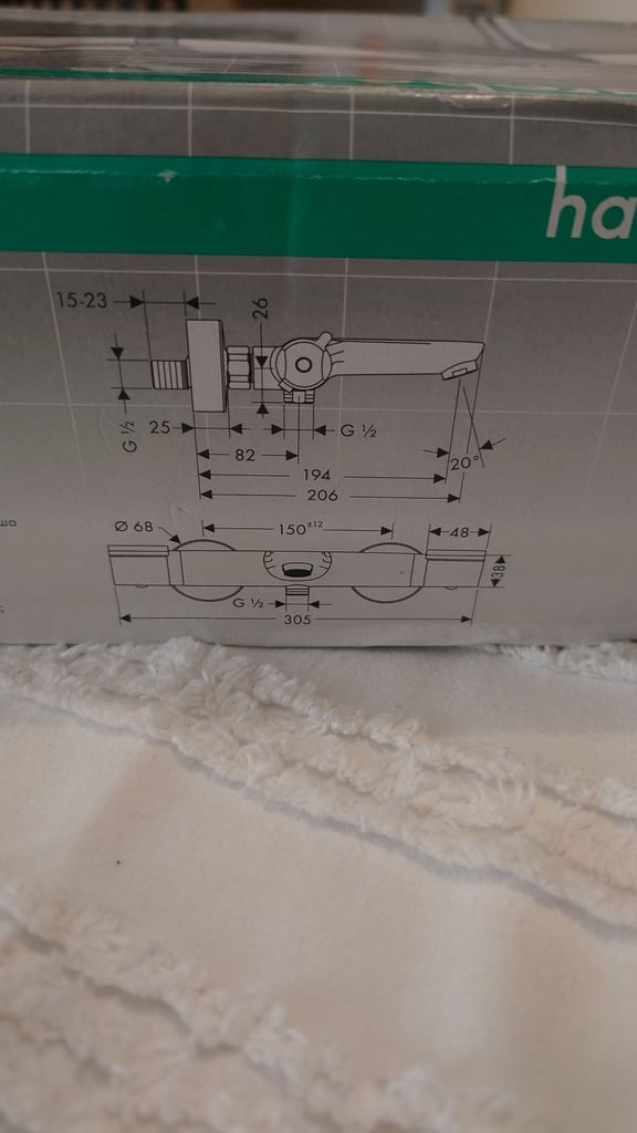 Thermostatic duel controller shower mixer valve  