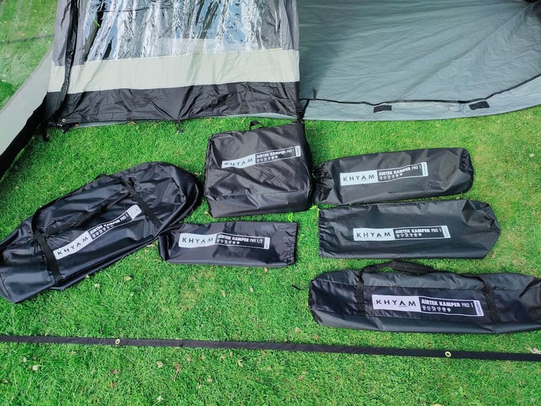 Khyam Airtek Pro 1 Drive away awning- bundle- never used