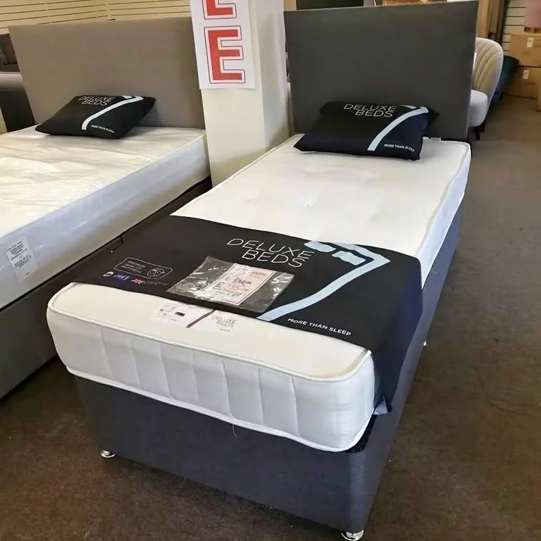 image for 3ft Single Divan Bed With Mattress BRAND NEW ~~ Same Day Delivery 