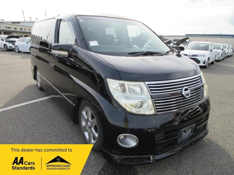 2008 Nissan Elgrand E51 3.5 V6 HIGHWAY STAR BLACK LEATHER EDITION + 8 Seats + Su