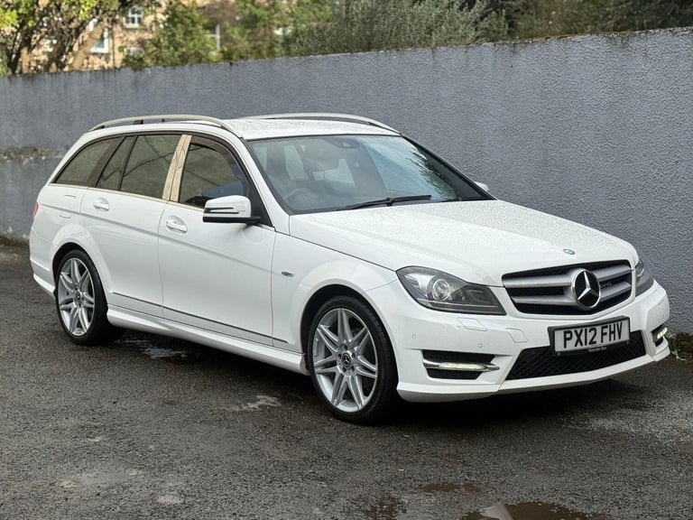 image for MERCEDES-BENZ C CLASS 2.1 C220 CDI BlueEfficiency AMG Sport Plus White Manual Di