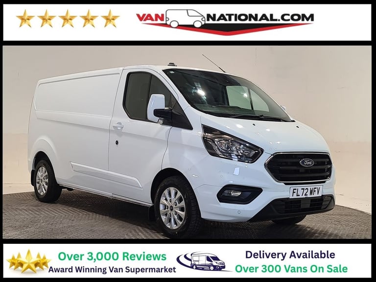 image for FORD TRANSIT CUSTOM 2.0 300 ECOBLUE LIMITED PANEL VAN 5DR L2 H1 LWB EURO