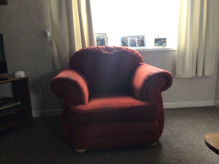 Sofa and chair available.